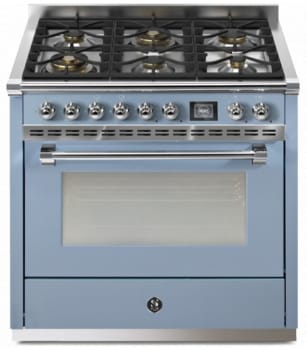 Steel Cucine Ascot Series AQY9M6WCEC - 36 Inch Freestanding Gas Range