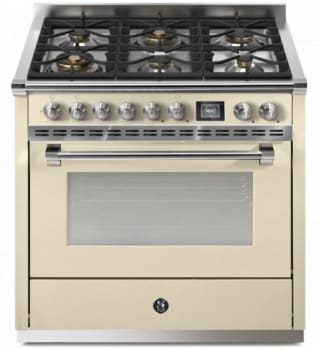 Steel Cucine Ascot Series AQY9M6WCRN - 36 Inch Freestanding Gas Range