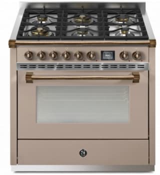Steel Cucine Ascot Series AQY9M6WSAB - 36 Inch Freestanding Gas Range
