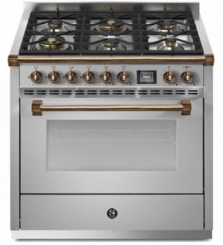 Steel Cucine Ascot Series AQY9M6WSSB - 36 Inch Freestanding Gas Range
