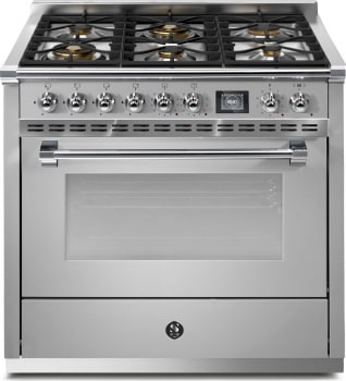 Steel Cucine Ascot Series AQY9M6WSSC - 36 Inch Freestanding Gas Range