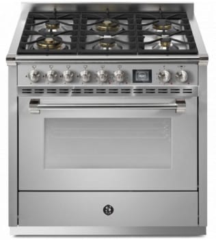 Steel Cucine Ascot Series AQY9M6WSSN - 36 Inch Freestanding Gas Range