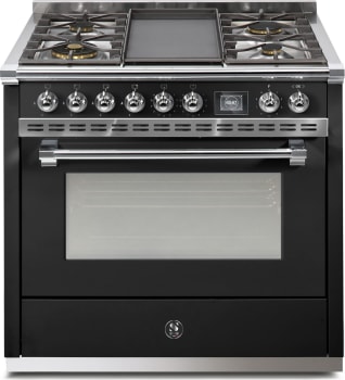 Steel Cucine Ascot Series AQY9M4TBAC - 36 Inch Freestanding Gas Range