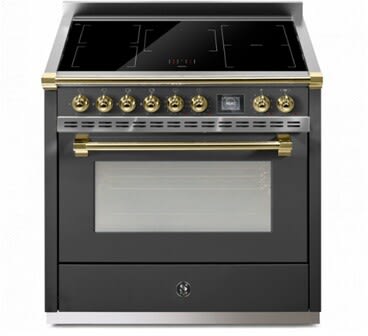 Steel Cucine Ascot Series AQY9S5FIANO - 36 Inch Freestanding Induction Range