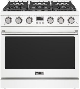 Thor Kitchen Contemporary Professional ARG36WLP - 36 Inch Contemporary Professional Gas Range
