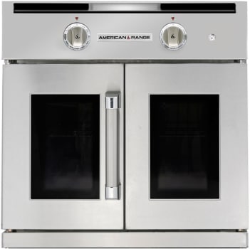 American Range Arofg30l 30 Inch Single French Door Gas Wall Oven American Range Legacy Series Arofg30l Front View