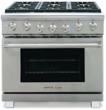 American Range ARROB366DFN 36 Inch Freestanding Dual Fuel Range