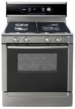 Bosch Hds7152u 30 Inch Freestanding Dual Fuel Range With Genuine European 3rd Element Convection Full Extension Warming Drawer Built In Temperature Probe 16 000 Powersim Burner Stainless Steel