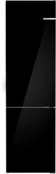 Bosch 800 Series B24CB80ESB - 24 Inch Counter Depth Freestanding Bottom Freezer Smart Refrigerator with 12.8 cu. ft. Total Capacity in Front View