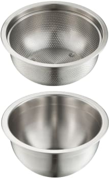 Kraus BAC100 - Workstation Kitchen Sink Mixing Bowl and Colander Accessories Set