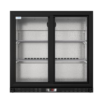 Koolmore BC2DSLBK - 35 Inch Freestanding Commercial Two-Door Beverage Center