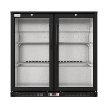 Koolmore BC2DSWBK - 35 Inch Freestanding Commercial Two-Door Beverage Center