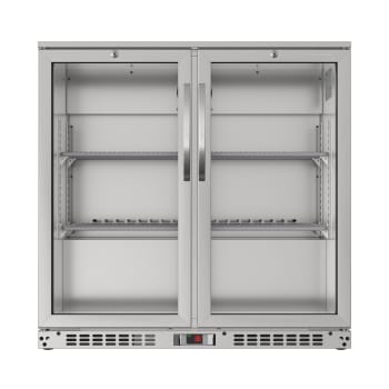 Koolmore BC2DSWSS - 35 Inch Freestanding Commercial Two-Door Beverage Center