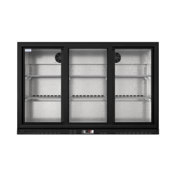 Koolmore BC3DSLBK - 53 Inch Freestanding Commercial Two-Door Beverage Center