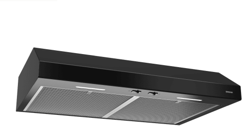 Broan Glacier BCSEK130BL - Broan® 30-Inch Convertible Under-Cabinet Range Hood, 250 CFM, Black