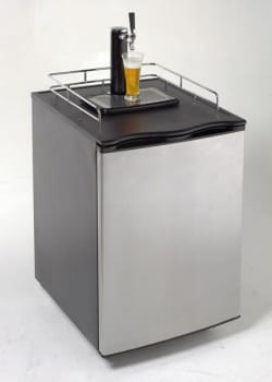 Avanti BD7000 22 Inch Freestanding Beer Dispenser with 1/2 or 1/4