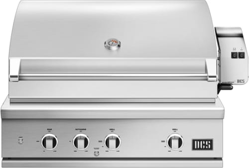 DCS Series 9 BE136RCIL - 36 Inch Built-In Gas Grill with 1164 sq. in. Total Cooking Area in Front View