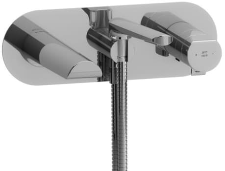 Rohl Parabola™ TPB21C - Parabola™ Wall Mount Tub Filler Trim with Hand Shower in Chrome