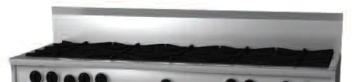 BlueStar BG630BSP - 6" Low Profile Backguard