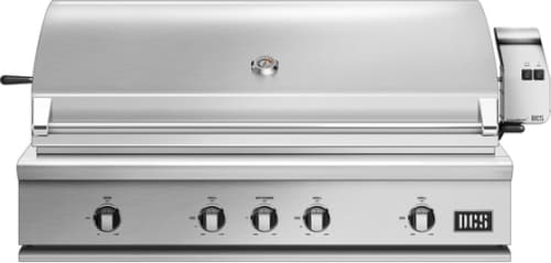 DCS Series 7 BH148RIN - 48 Inch Built-In Gas Grill with 1182 sq. in. Total Cooking Area in Front View