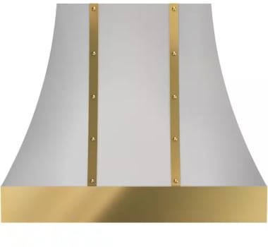 Zephyr BKAL36APG - Hood Banding Kit in Polished Gold Finish for 36 Inch Alto Wall Custom Hood