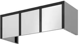 Zephyr Designer Forte BKDC14812AMB - 12" Duct Cover Banding Kit in Matte Black