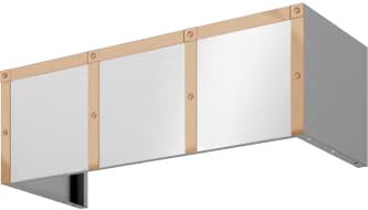 Zephyr Forte BKDC14812APC - 12 Inch Duct Cover Banding Kit - Polished Copper Finish