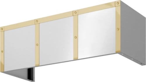 Zephyr Forte BKDC14812APG - 12 Inch Duct Cover Banding Kit - Polished Gold Finish