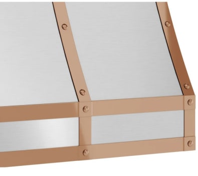 Zephyr Forte BKFT48APC - 48 Inch Hood Banding Kit - Polished Copper Finish