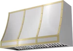 Zephyr Designer Forte BKFT48ASG - Hood Banding Kit in Satin Gold