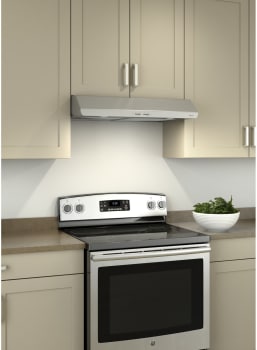 Broan BKSH130SS 30 Inch Under Cabinet Range Hood with 2-Level Halogen