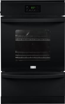 Frigidaire FFGW2415QB 24 Inch Single Gas Wall Oven with Vari Broil Control Broiler Drawer Ready Select Controls 3.3 cu. ft. Capacity Dual Radiant Baking and Roasting and ADA Compliant Black