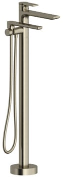 Rohl Fresk™ TFR39BN - Thermostatic Single Hole Floor Mount Tub Filler Trim in Brushed Nickel