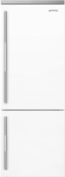 Smeg BM27URMW - 28 Inch Freestanding Bottom Freezer Refrigerator