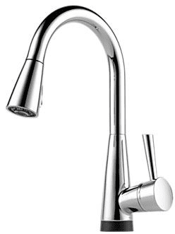 Brizo 64070lfpc Single Lever Pull Down Kitchen Faucet With