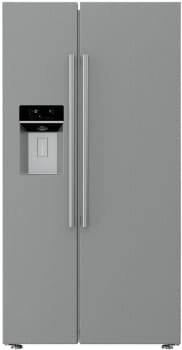 Blomberg BSBS2230SS - 36" Side-by-Side Counter Depth Refrigerator with External Water & Ice Dispenser