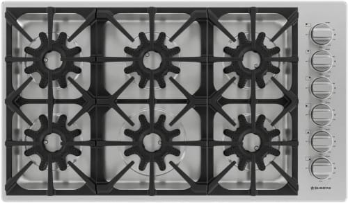 BlueStar X-8™ BURNER BSDCTX8366BPLT - 36 Inch Cooktop with 6 X-8™ Sealed Burners