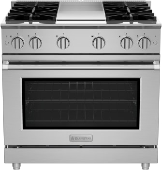 BlueStar Platinum Series BSPGR364GLCPLT - 36 Inch Freestanding Gas Range