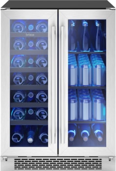 Brisas BWB24C32AG - Brisas French Door Wine & Beverage Cooler in Front View