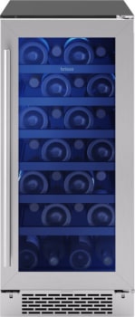 Brisas BWN15C01AG 15 Inch Under Counter Single Zone Wine Cooler