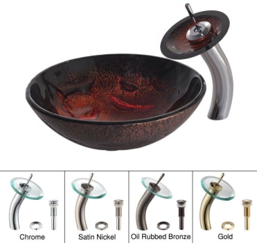 Kraus Copper Series CGV71012MM10CH - Hardware Options