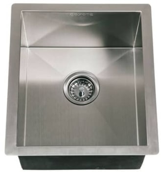 Coyote C1SINK1618 - Coyote 16 X 18 Stainless Steel Drop In Sink With Drain Plug