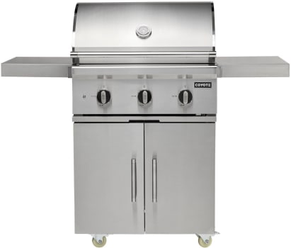Coyote C-Series C3C30LPFS - 30 Inch 3-Burner Gas Grill on Cart