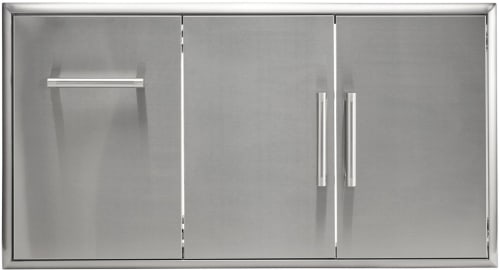 Coyote C3CDPOD - 45-Inch Double Access Doors With Roll Out Trash/Propane Tank Drawer