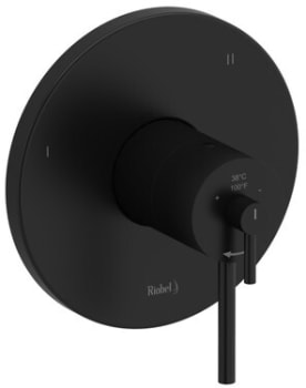 Rohl GS TGS45BK - GS 1/2 Inch Single Lever Handle Thermostatic and Pressure Balance Trim with 5 Functions in Black