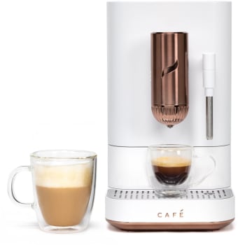Cafe C7CEBBS4RW3 7 Inch Countertop Automatic Smart Espresso Machine ...