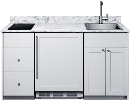 oy　ADA万天石　約6kg Summit CALDERAWH33I Caldera Series 63 Inch Turnkey Kitchen with