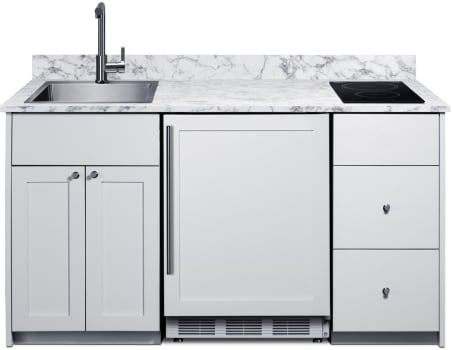 Summit CALDERAWH33ISINKL - Caldera Series 63 Inch Turnkey Kitchen