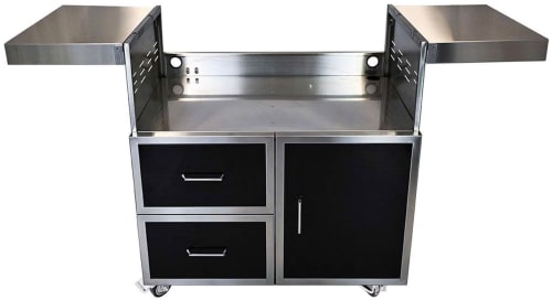 Wildfire WFCART30GRDBSS - 30-Inch Black Stainless Steel Griddle Cart