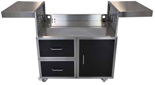 Wildfire WFCART36BSS - 36-Inch Black Stainless Steel Grill Cart